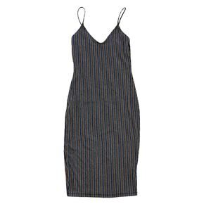 Mind Code Bodycon Striped Cocktail Dress